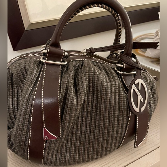 NWOT Francesco Biasia  Top Handle Bag - Picture 2 of 9